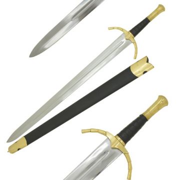 Medieval Warrior The Mercenary Sword Full Tang Tempered Sword